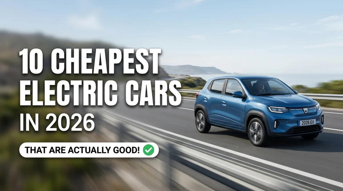 10 Cheapest Electric Cars in 2026 That Are Actually Good
