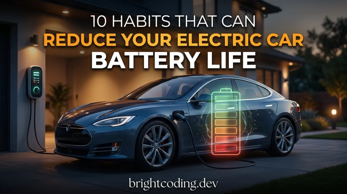 10 Habits That Can Reduce Your Electric Car Battery Life