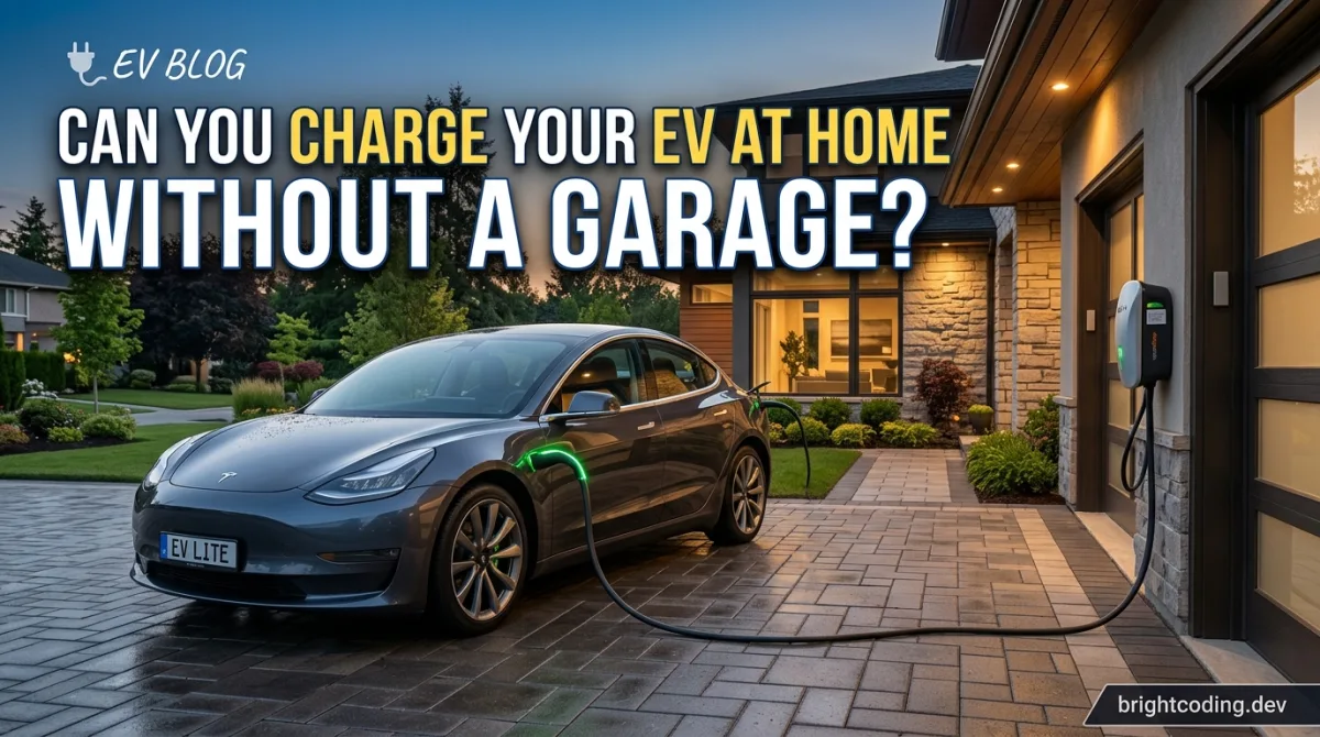 Can You Charge an Electric Car at Home Without a Garage?