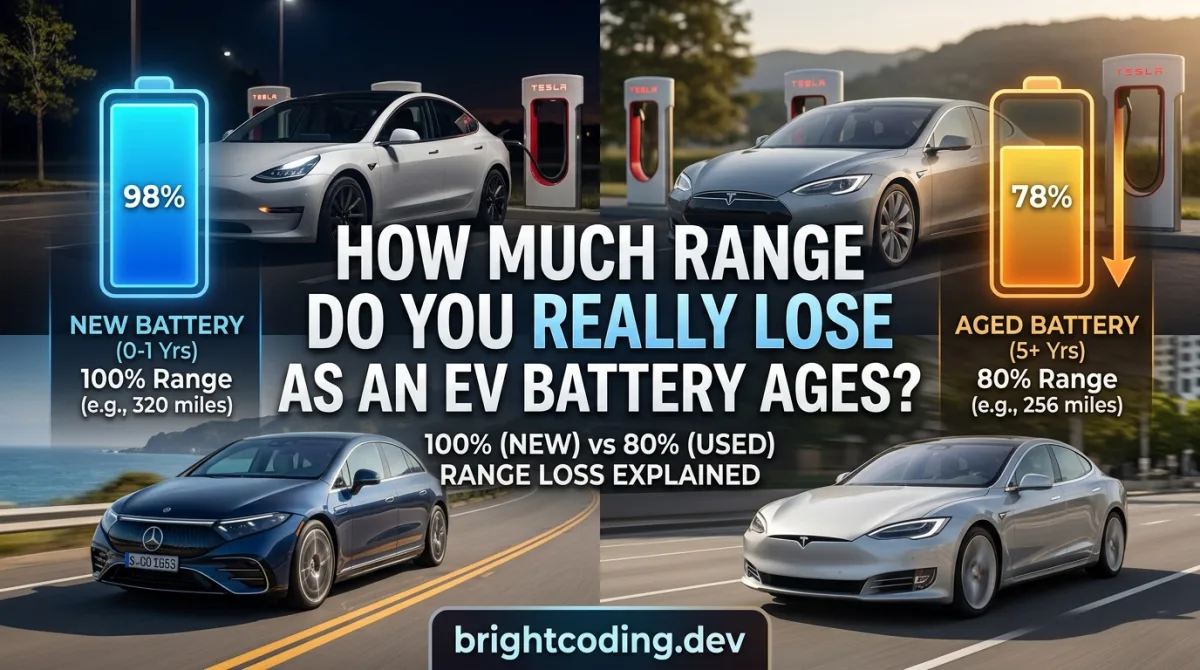 How Much Range Do You Really Lose as an EV Battery Ages?