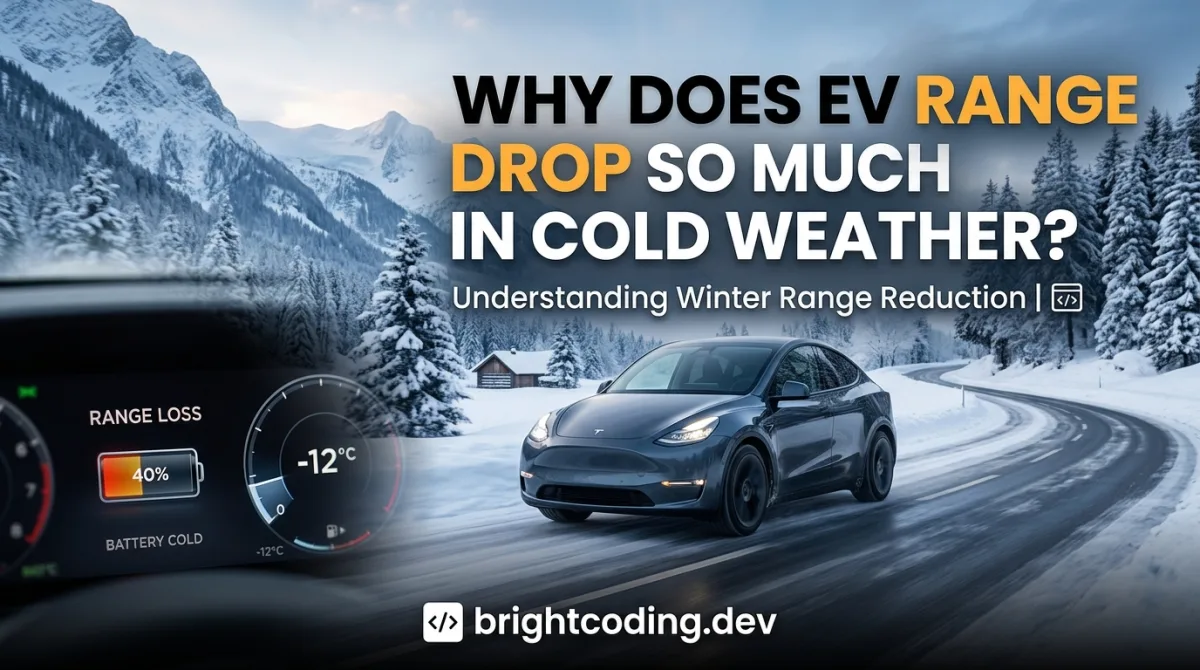 Why Does EV Range Drop So Much in Cold Weather?