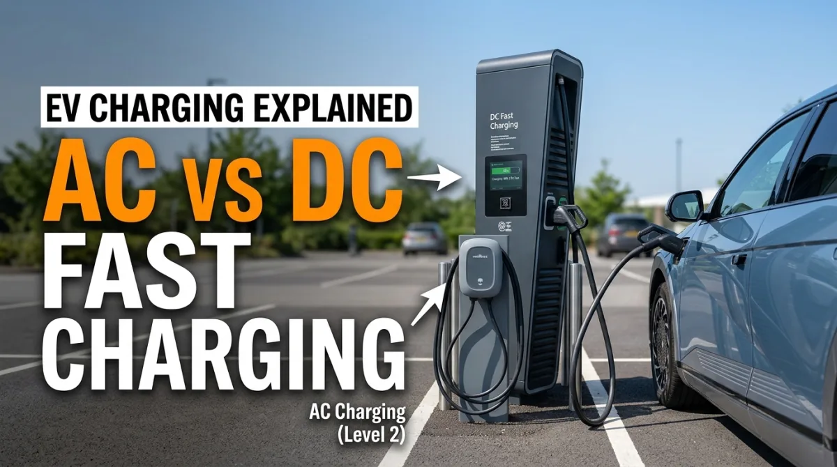EV Charging Explained: AC vs DC Fast Charging