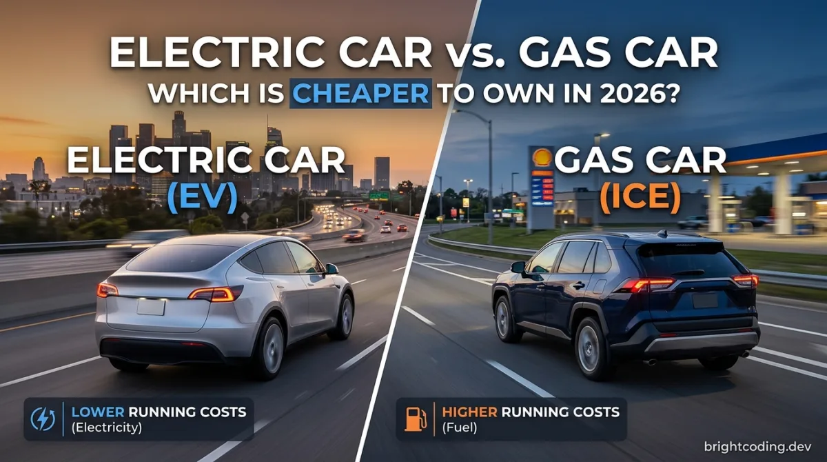 Electric Car vs. Gas Car: Which Is Cheaper to Own in 2026? (The Real Math)