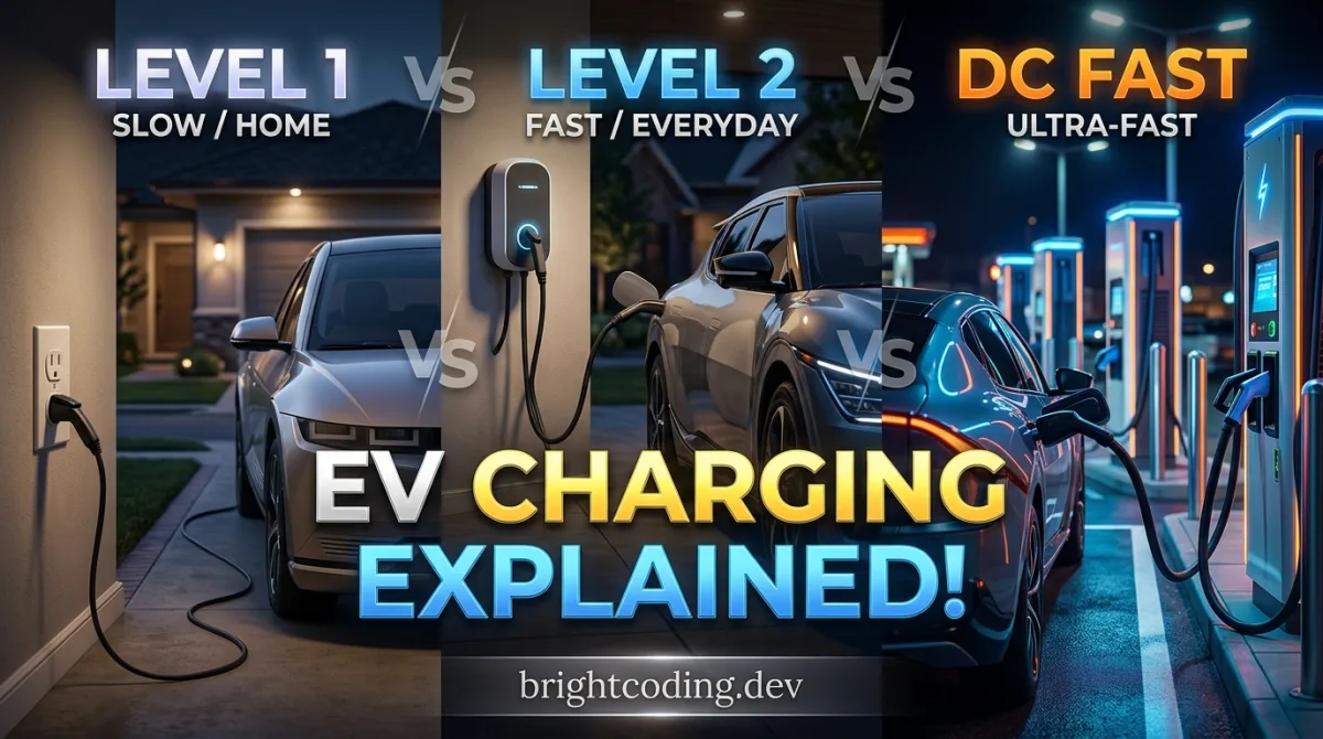 Level 1 vs Level 2 vs DC Fast Charging Explained
