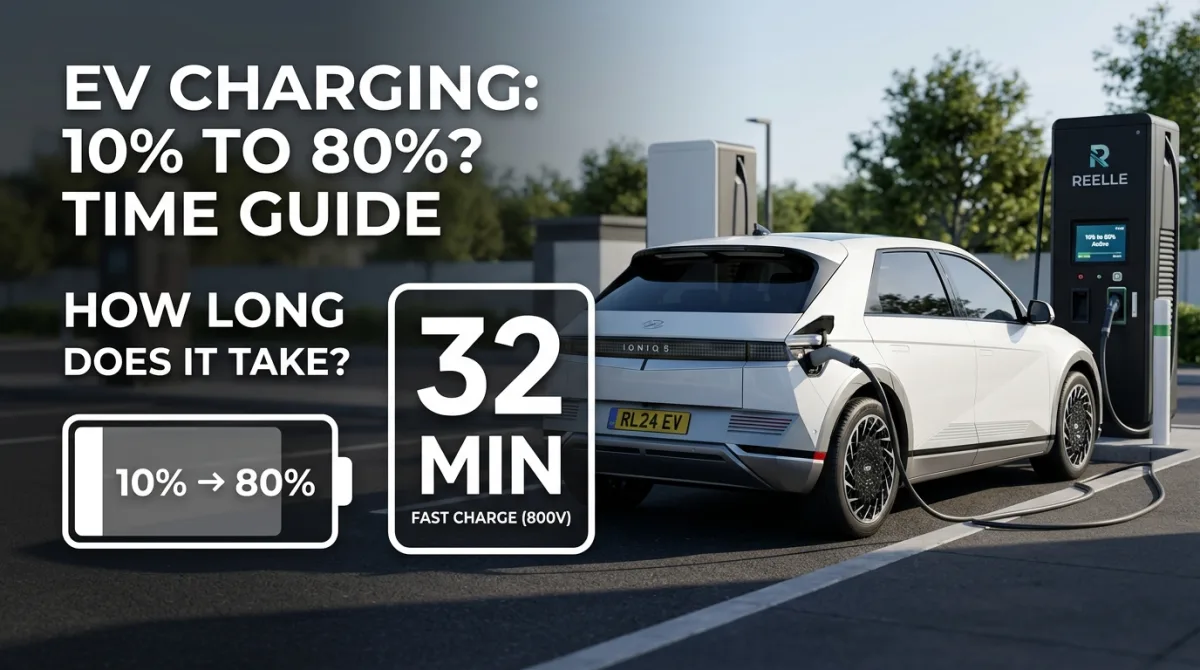 How Long Does It Take to Charge an EV From 10% to 80%?