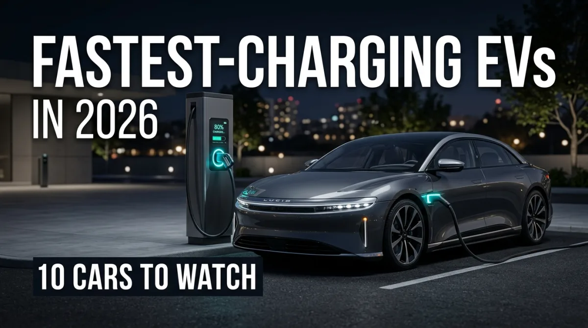 The Fastest-Charging EVs in 2026: 10 Cars to Watch