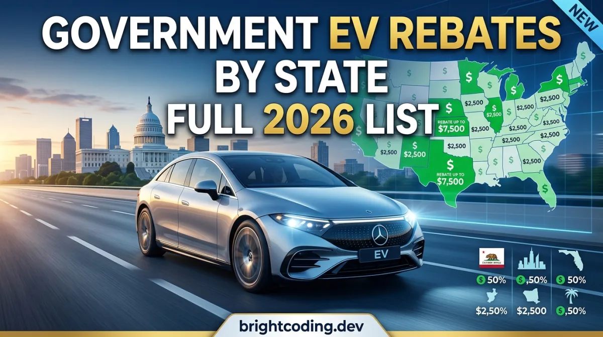 Government EV Rebates by State: Full 2026 List